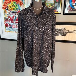 Denim & Supply Ralph Lauren Floral Cotton Button-Down - Size XXL